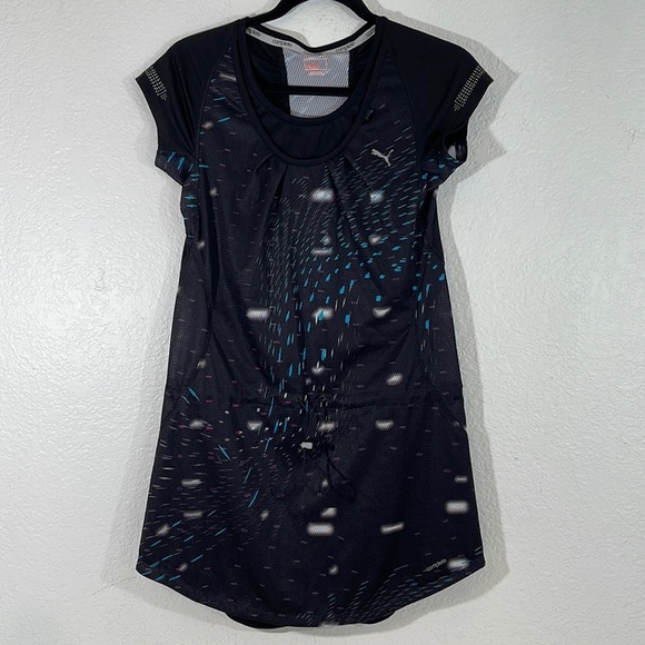 Puma Dresses & Skirts - PUMA Complete Sport Lifestyle Athletic Running Dress Reflective Short Sleeve M